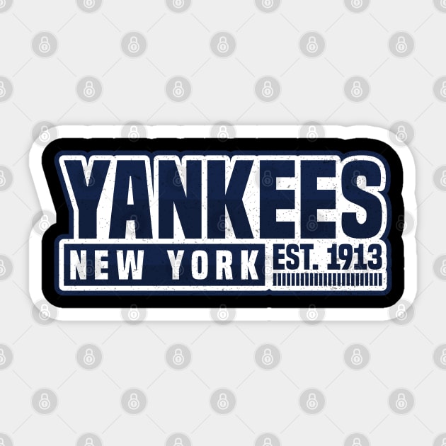 New York Yankees 01 Sticker by yasminkul